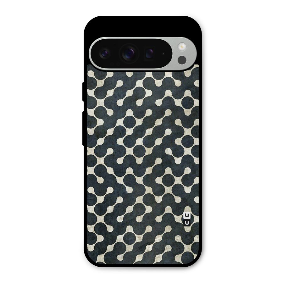 Black Maze Design Metal Back Case for Google Pixel 9 Pro XL