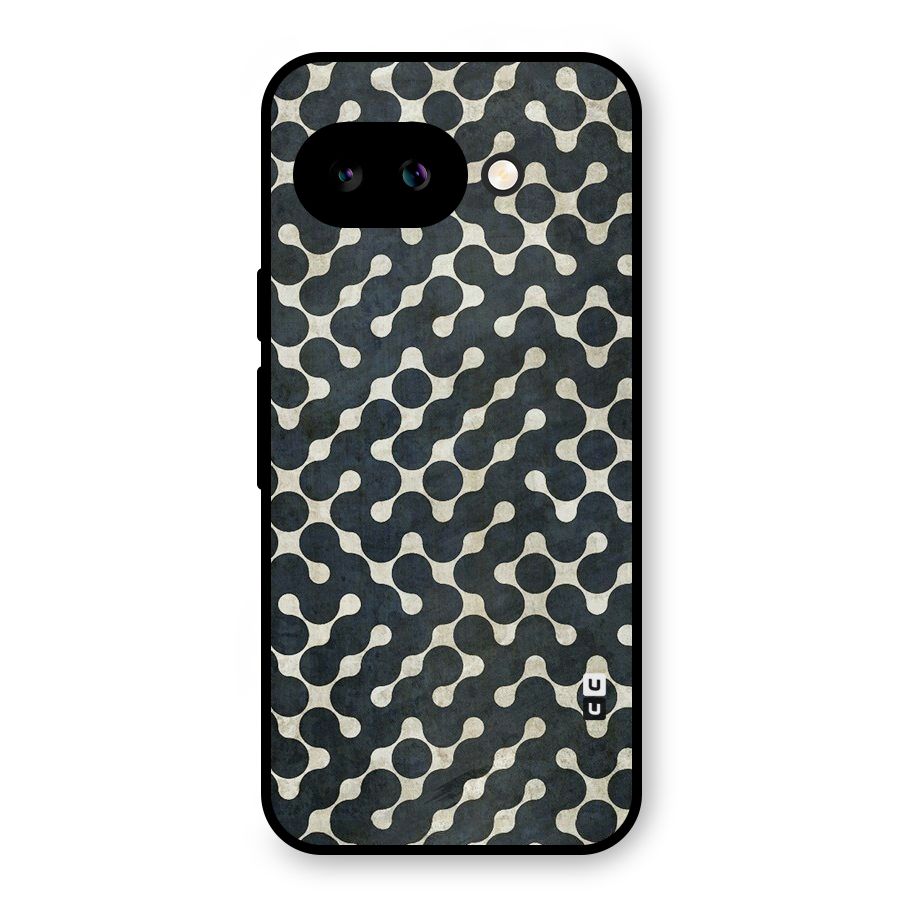 Black Maze Design Metal Back Case for Google Pixel 9a