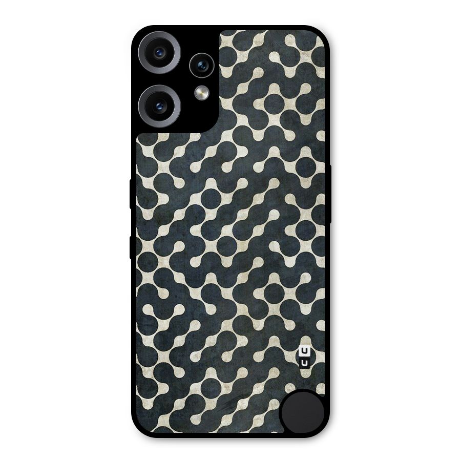 Black Maze Design Metal Back Case for Nothing CMF Phone 2 Pro