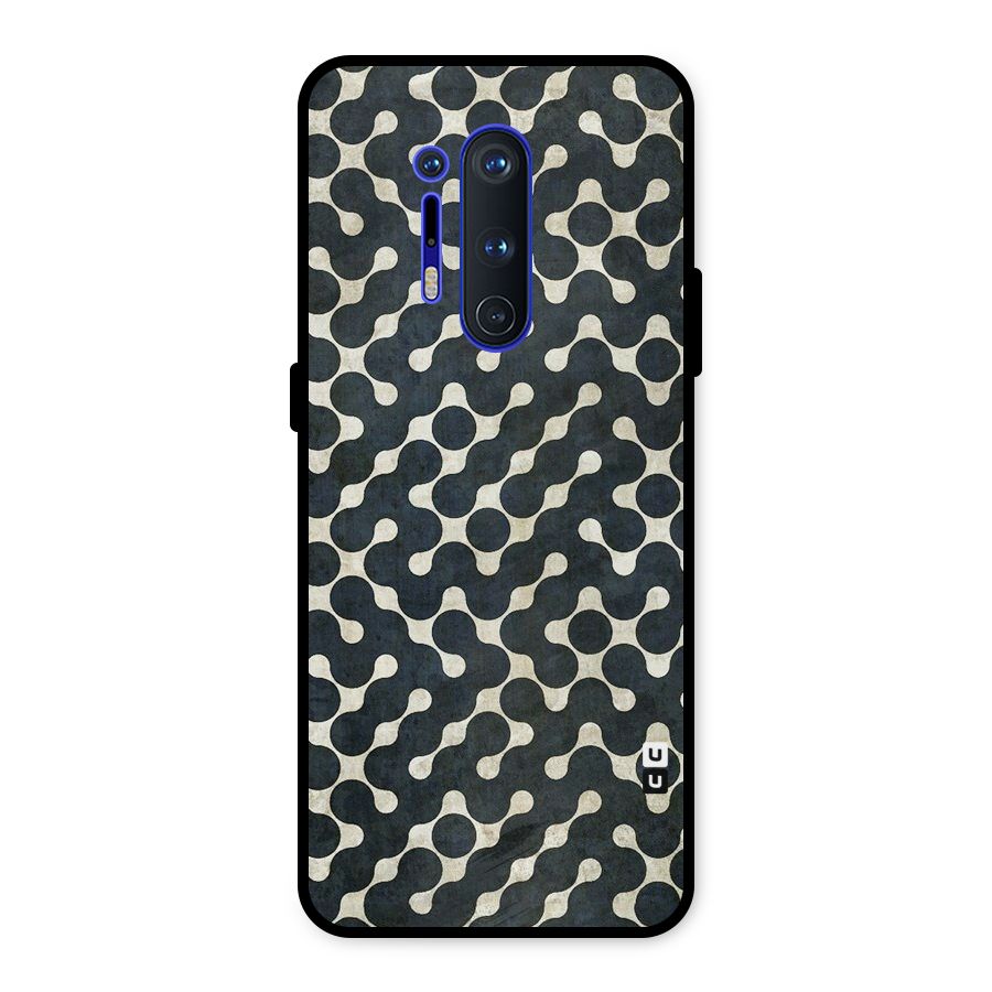 Black Maze Design Metal Back Case for OnePlus 8 Pro
