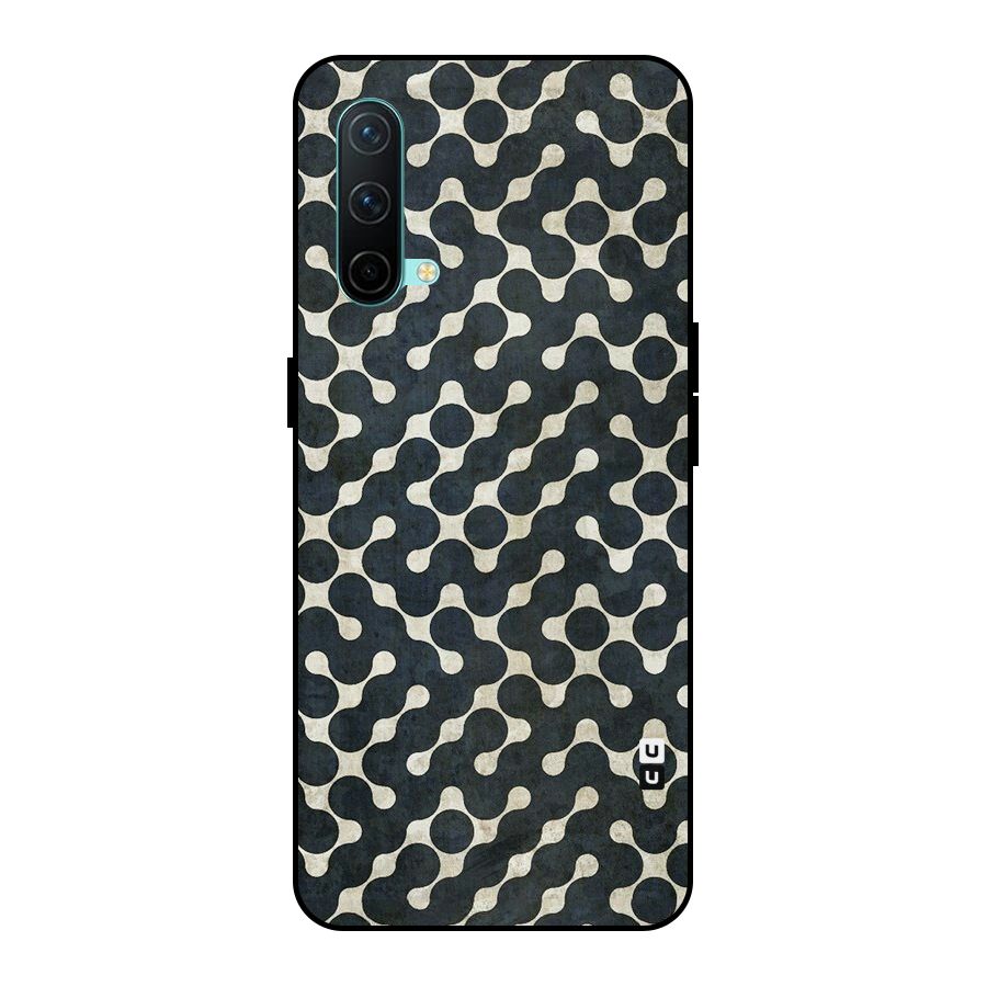 Black Maze Design Metal Back Case for OnePlus Nord CE 5G