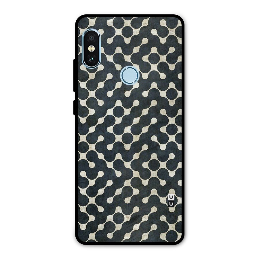 Black Maze Design Metal Back Case for Redmi Note 5 Pro