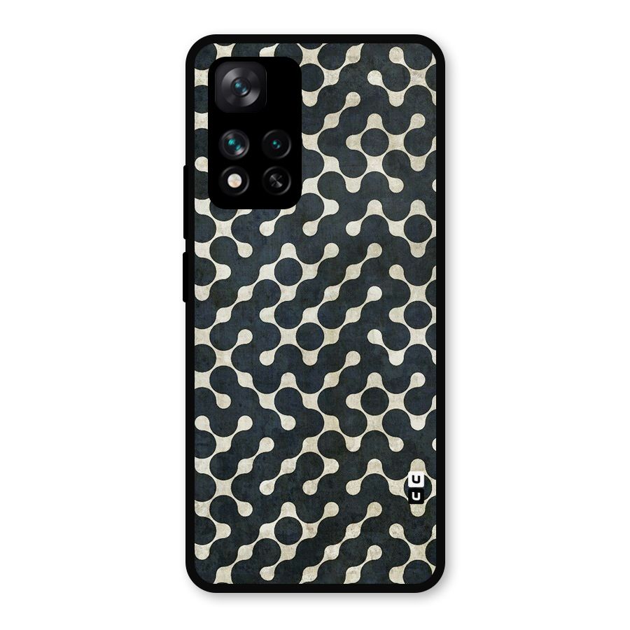 Black Maze Design Metal Back Case for Xiaomi 11i Hypercharge 5G