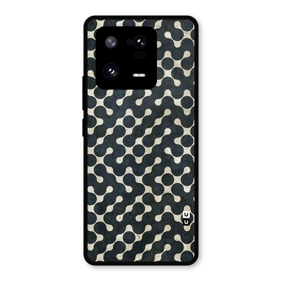 Black Maze Design Metal Back Case for Xiaomi 13 Pro