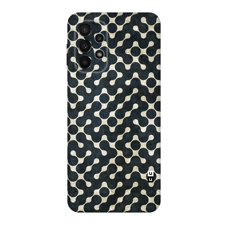 Black Maze Design Original Polycarbonate Back Case for Galaxy A23