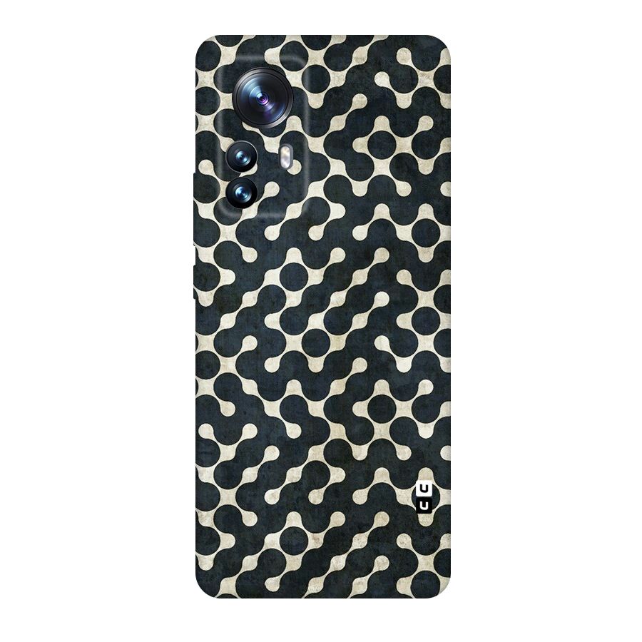 Black Maze Design Original Polycarbonate Back Case for Xiaomi 12 Pro