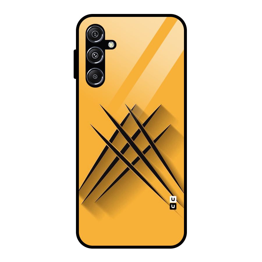 Black Paws Glass Back Case for Galaxy M34 5G