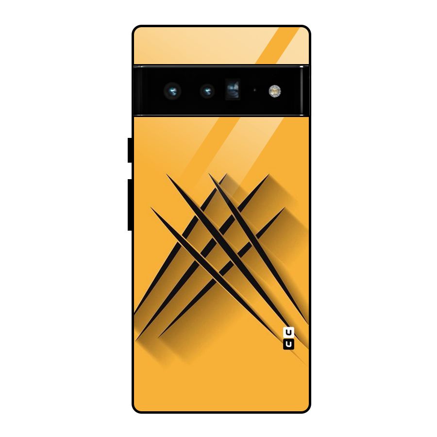 Black Paws Glass Back Case for Google Pixel 6 Pro