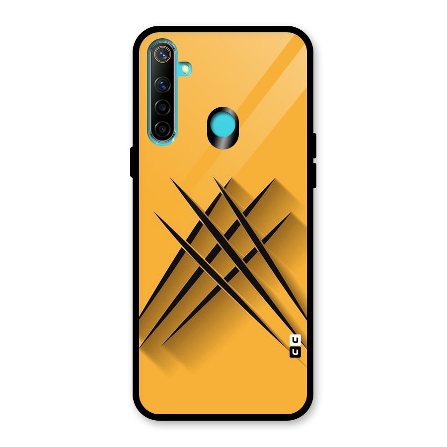 Black Paws Glass Back Case for Realme Narzo 10