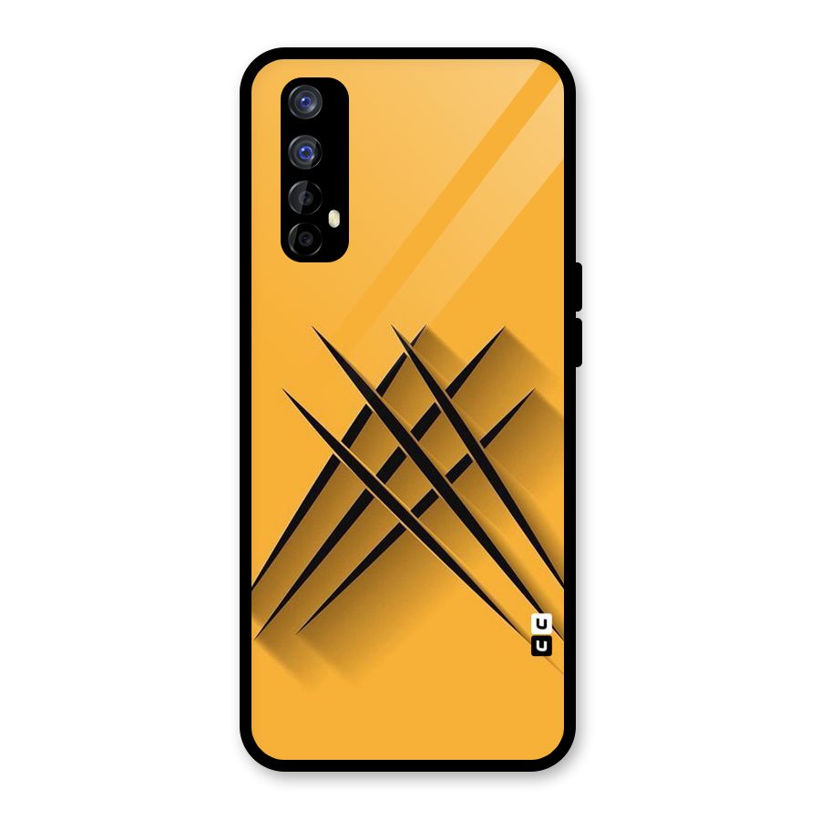 Black Paws Glass Back Case for Realme Narzo 20 Pro