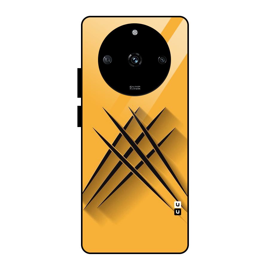 Black Paws Glass Back Case for Realme Narzo 60 5G
