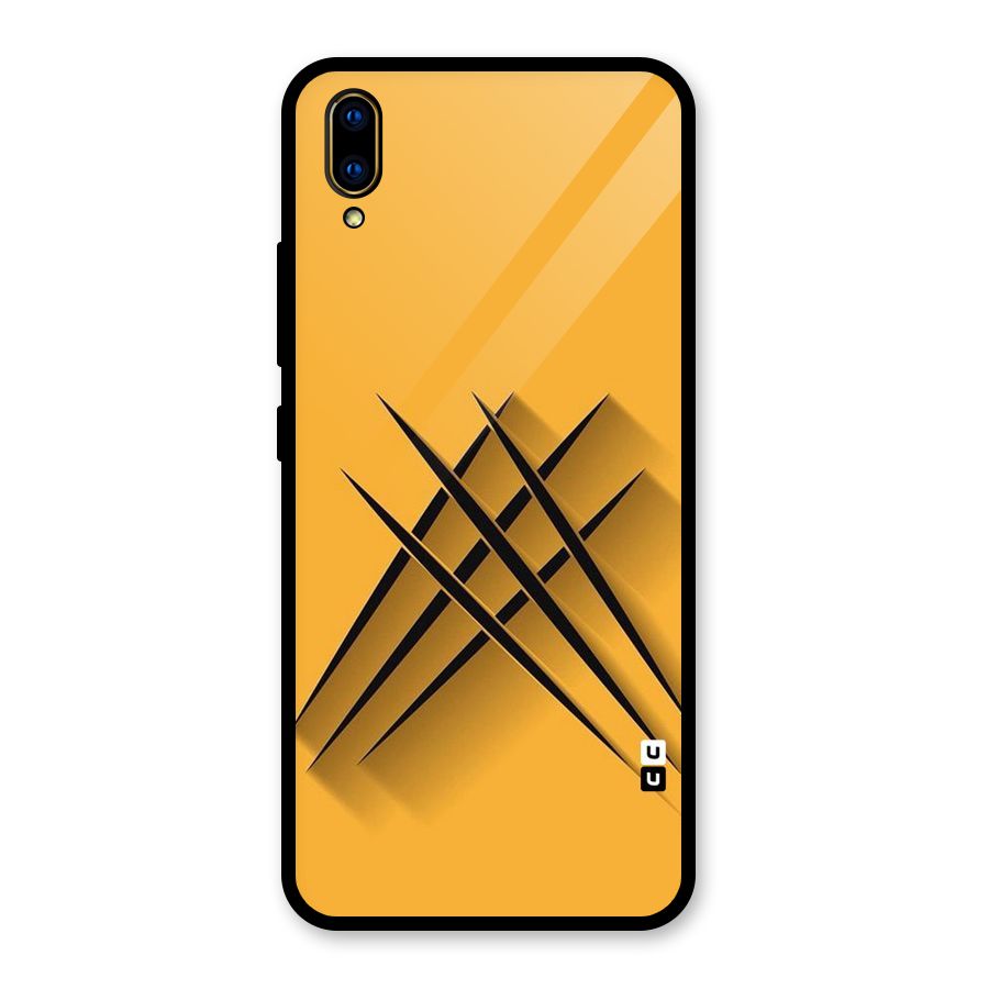 Black Paws Glass Back Case for Vivo V11 Pro