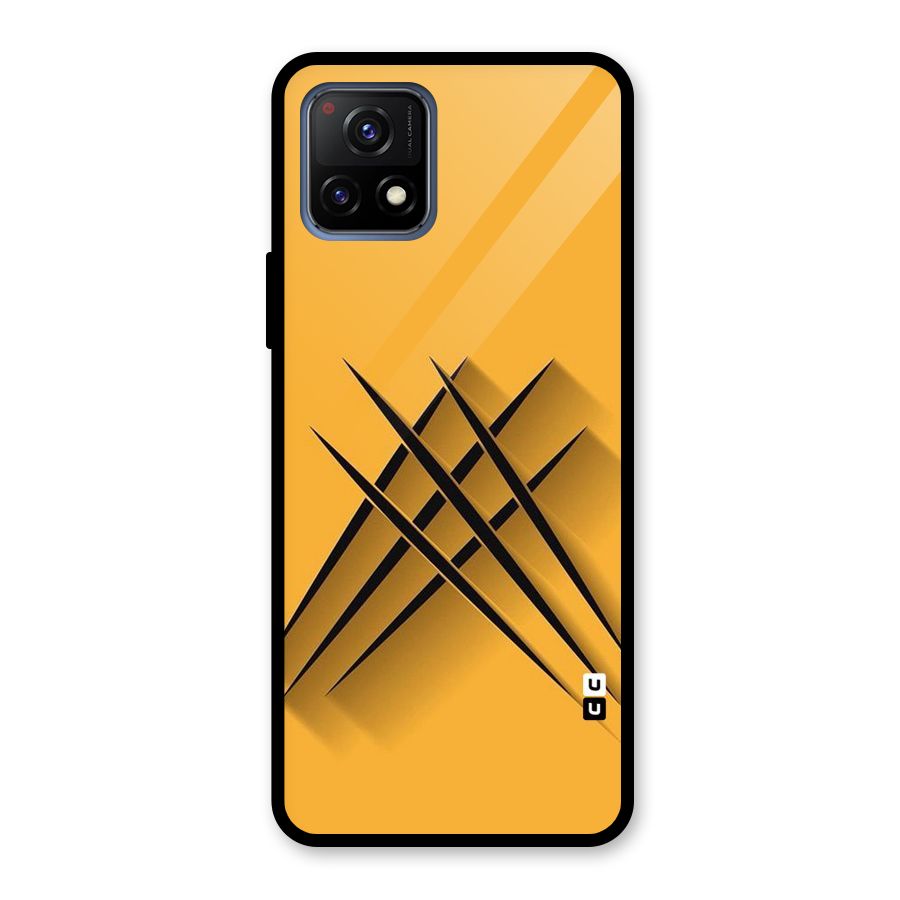 Black Paws Glass Back Case for Vivo Y72 5G