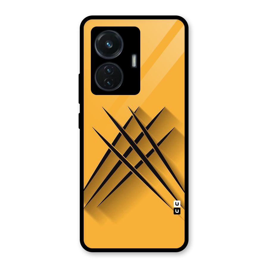 Black Paws Glass Back Case for iQOO Z6 44W