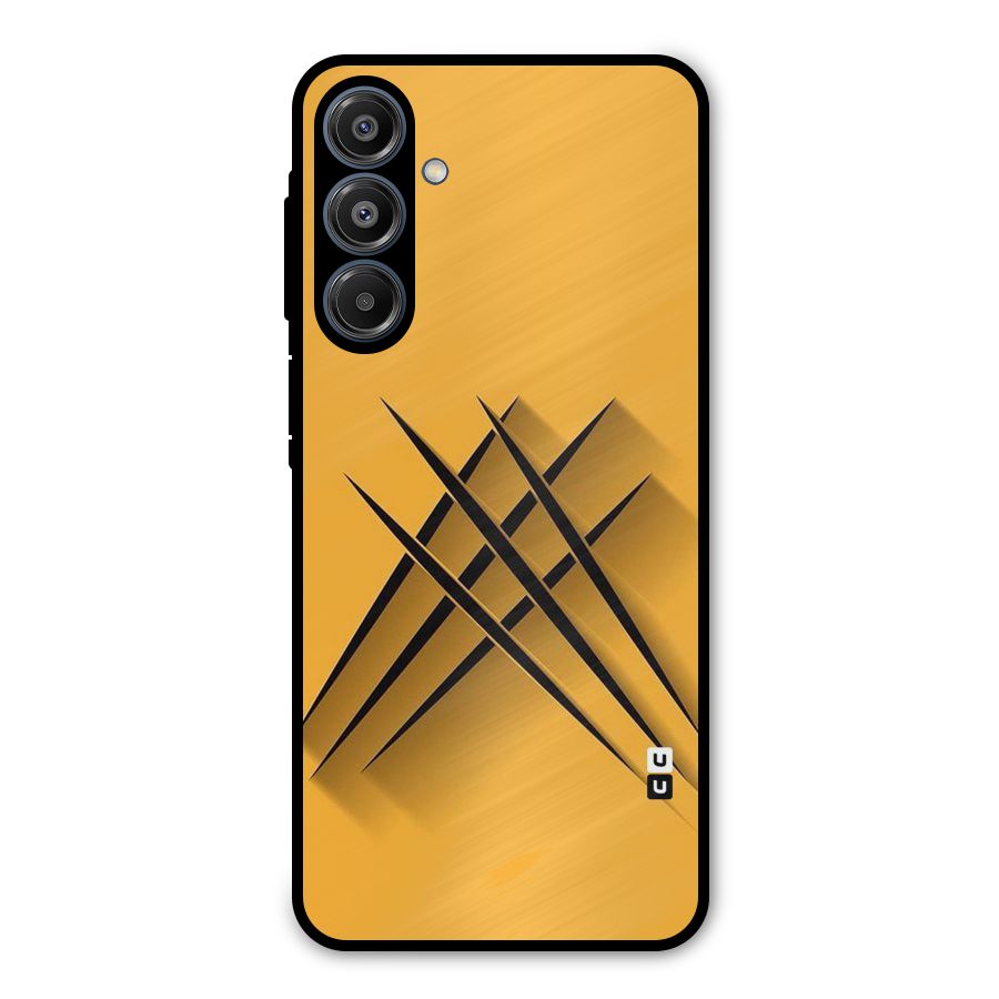Black Paws Metal Back Case for Galaxy A16 5G
