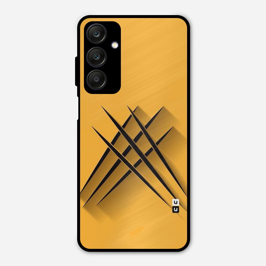 Black Paws Metal Back Case for Galaxy A25 5G