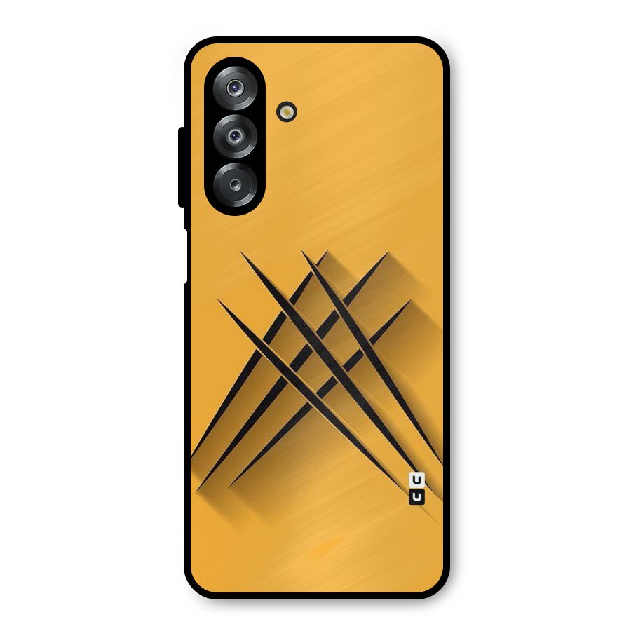 Black Paws Metal Back Case for Galaxy A26