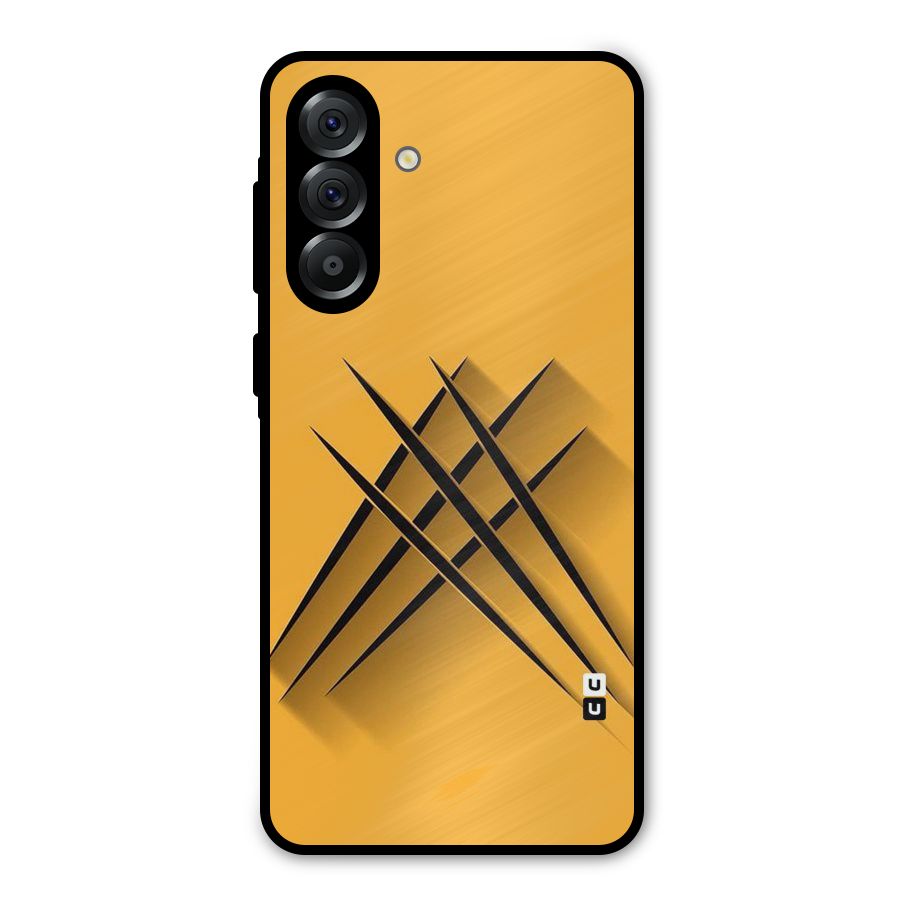 Black Paws Metal Back Case for Galaxy A56