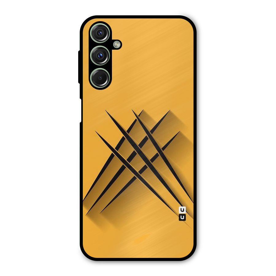Black Paws Metal Back Case for Galaxy M34