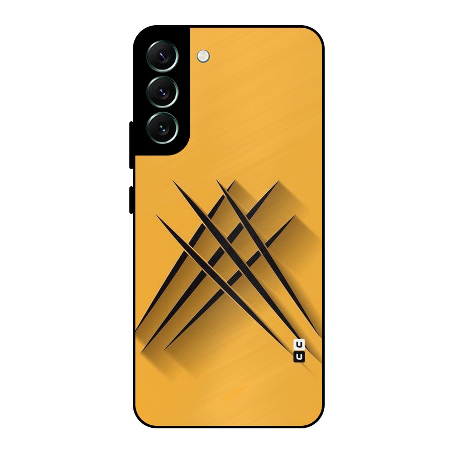 Black Paws Metal Back Case for Galaxy S22 Plus 5G