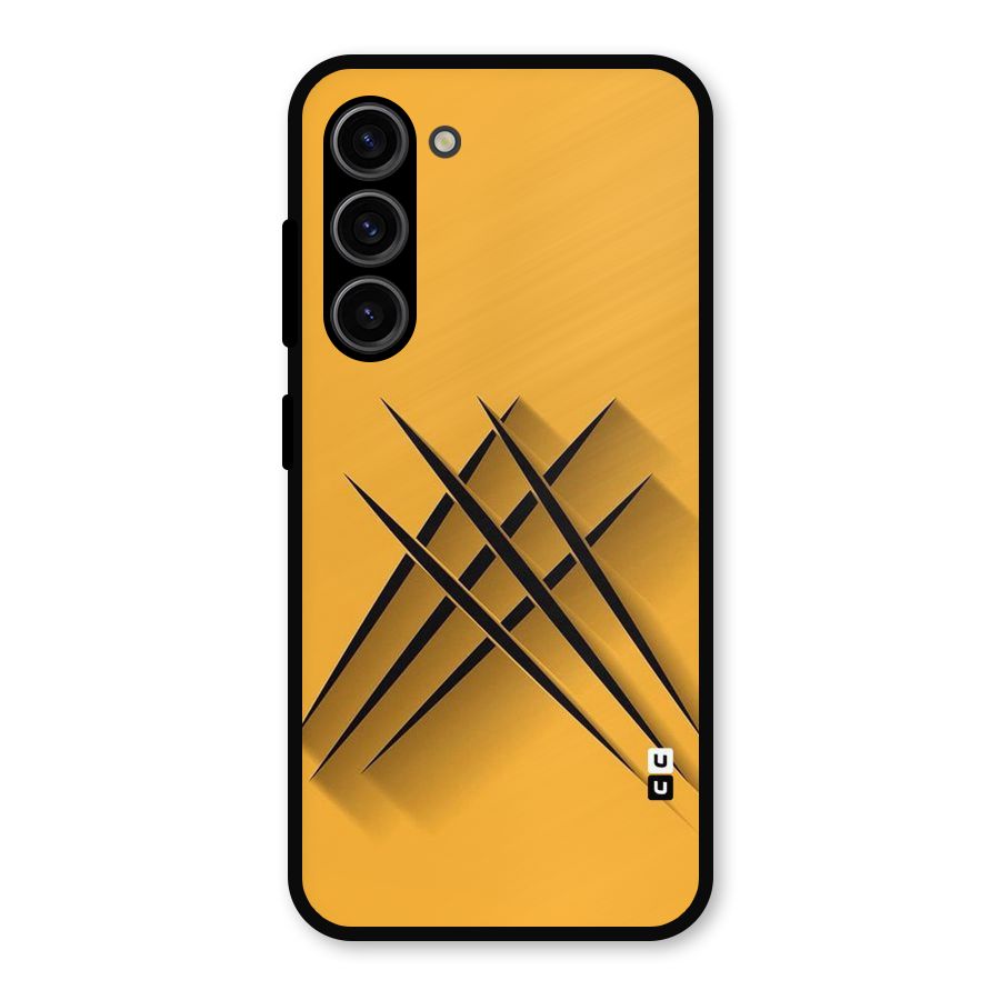 Black Paws Metal Back Case for Galaxy S23
