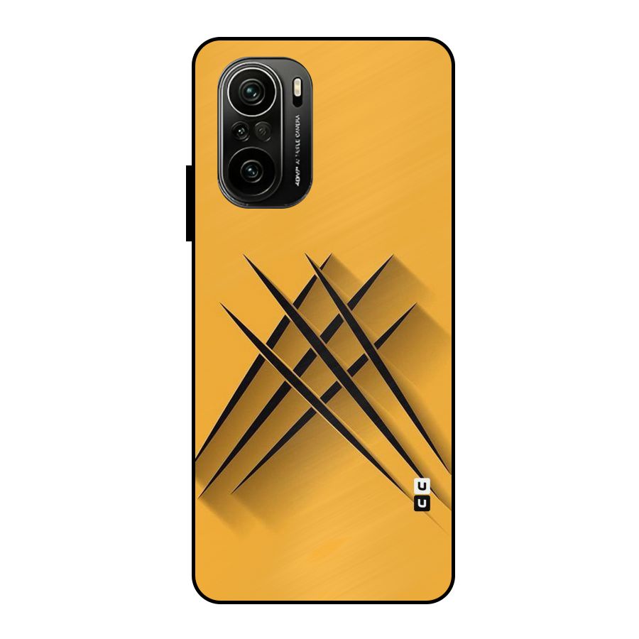 Black Paws Metal Back Case for Mi 11X Pro