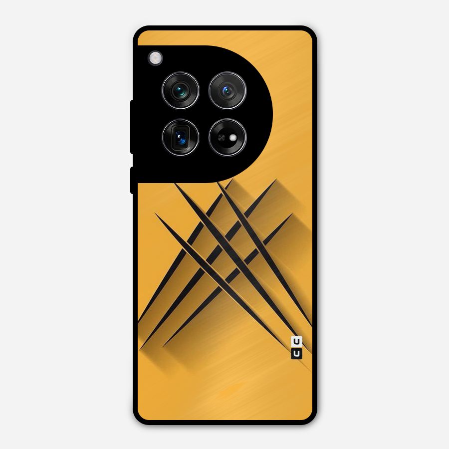 Black Paws Metal Back Case for OnePlus 12