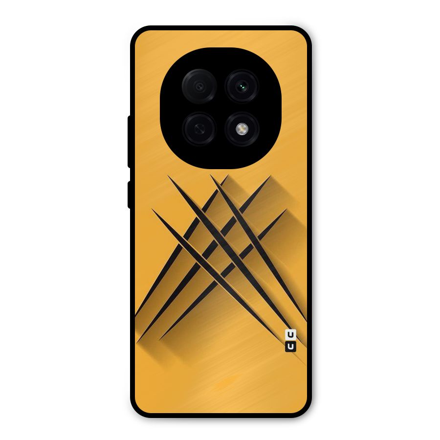 Black Paws Metal Back Case for Oppo F29 Pro