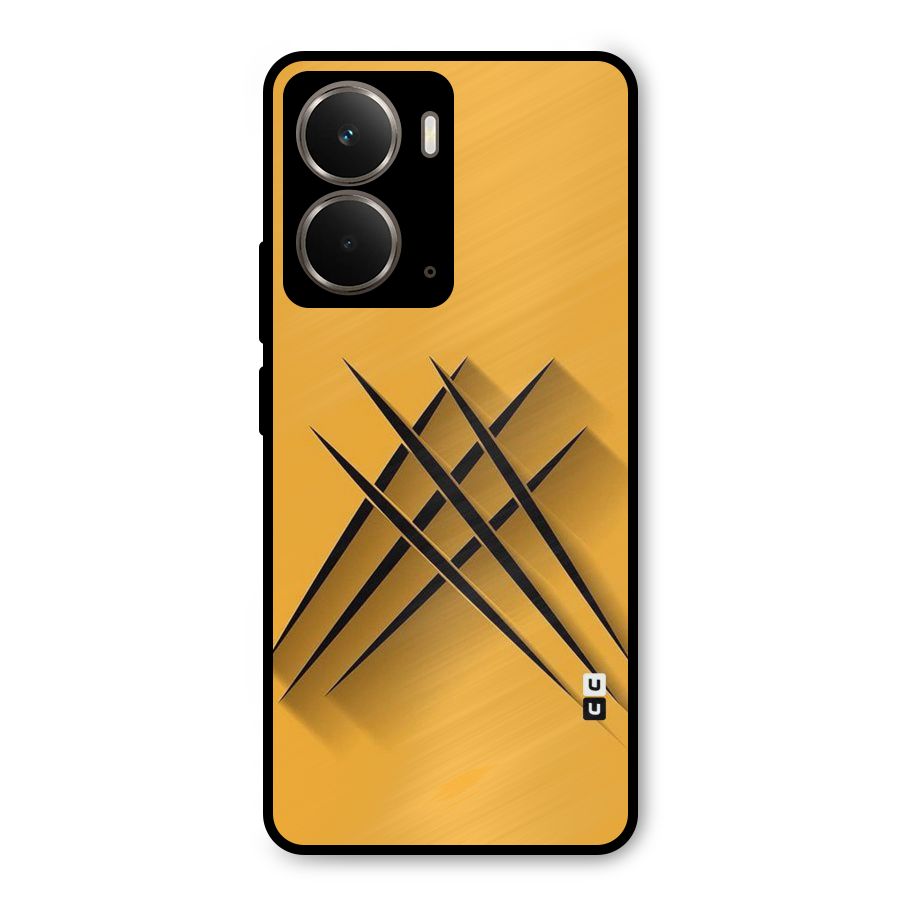 Black Paws Metal Back Case for Realme P3