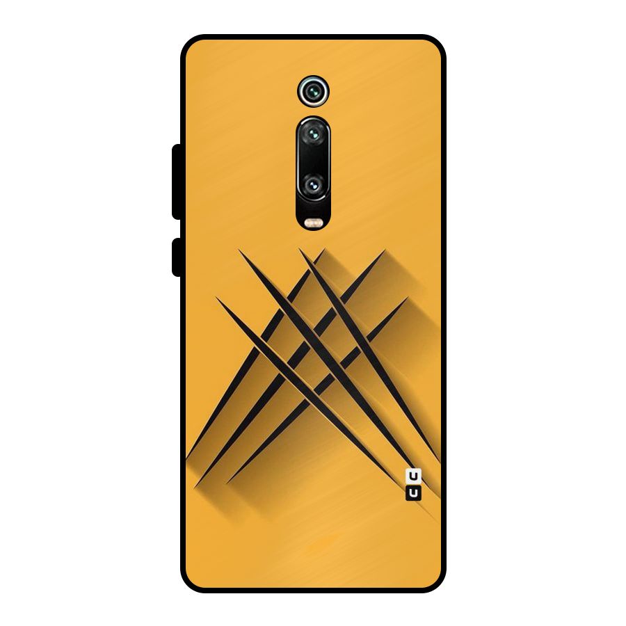 Black Paws Metal Back Case for Redmi K20 Pro