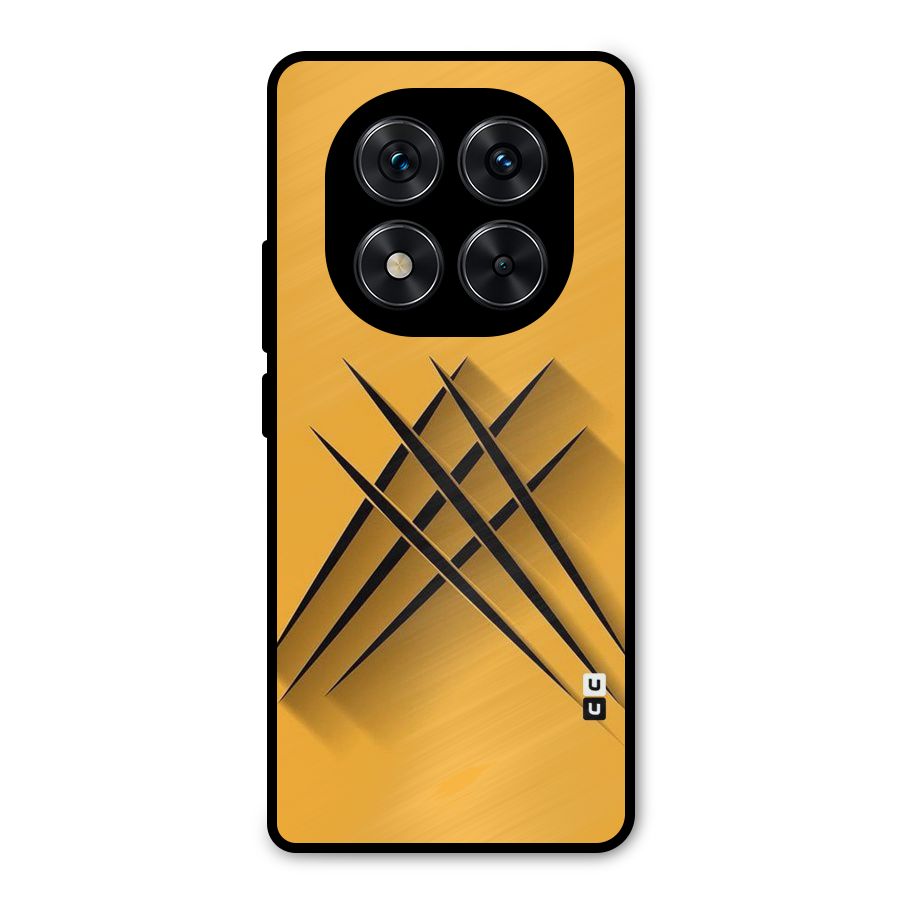 Black Paws Metal Back Case for Redmi Note 14 Pro 5G
