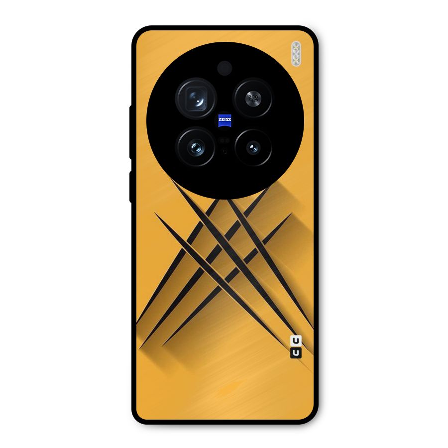 Black Paws Metal Back Case for Vivo X200 Pro