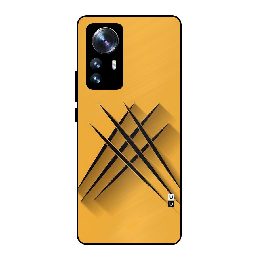 Black Paws Metal Back Case for Xiaomi 12 Pro