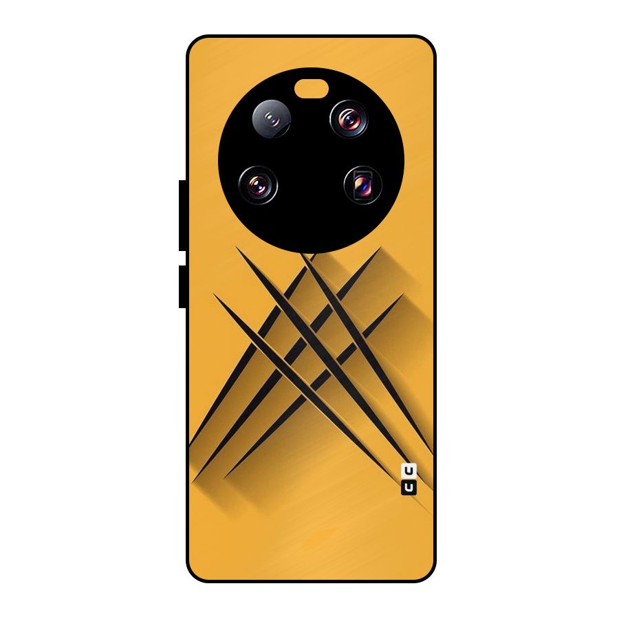 Black Paws Metal Back Case for Xiaomi 13 Ultra