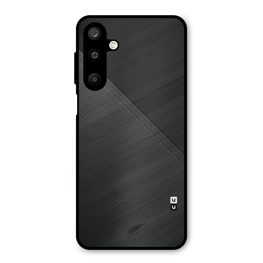 Black Polka Stripe Metal Back Case for Galaxy M16
