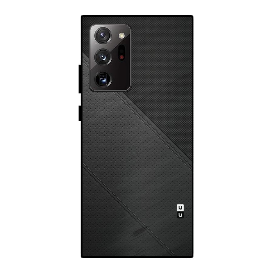 Black Polka Stripe Metal Back Case for Galaxy Note 20 Ultra
