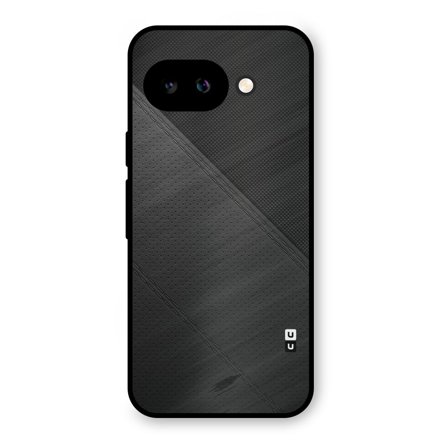 Black Polka Stripe Metal Back Case for Google Pixel 9a