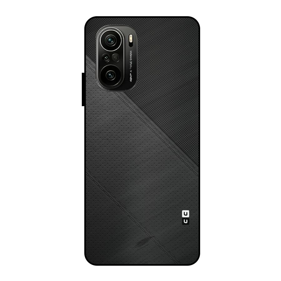 Black Polka Stripe Metal Back Case for Mi 11x