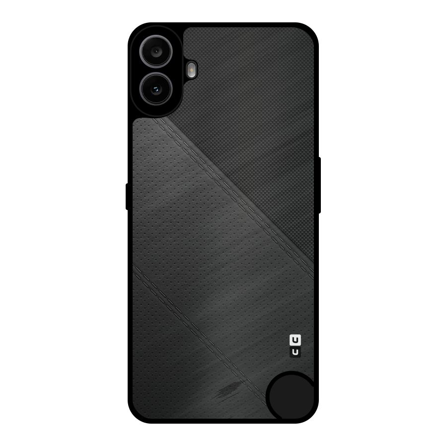 Black Polka Stripe Metal Back Case for Nothing CMF Phone 1