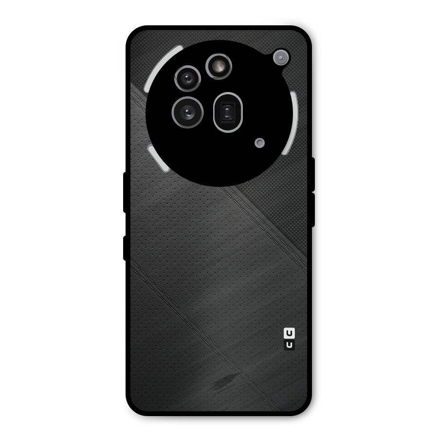 Black Polka Stripe Metal Back Case for Nothing Phone 3a Pro