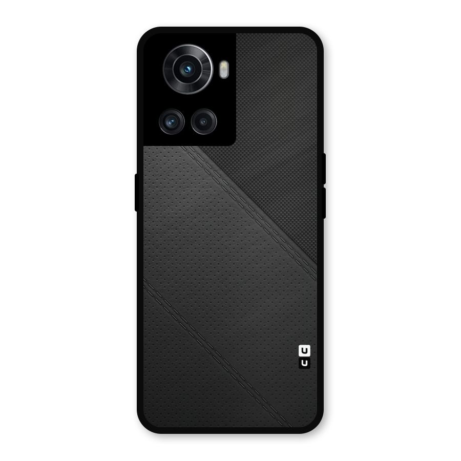 Black Polka Stripe Metal Back Case for OnePlus 10R