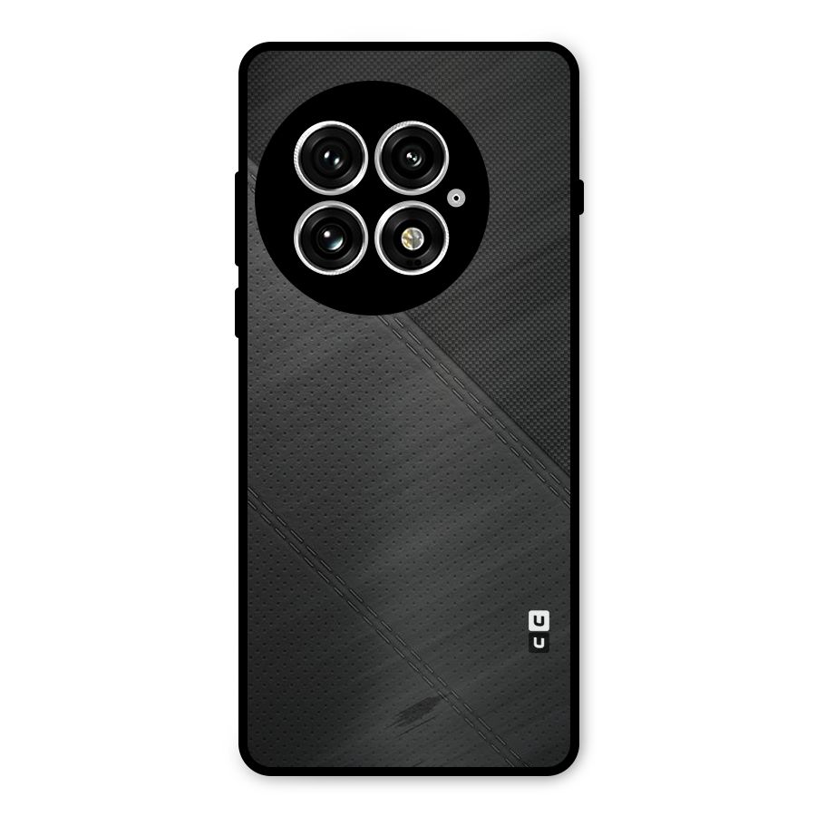 Black Polka Stripe Metal Back Case for OnePlus 13