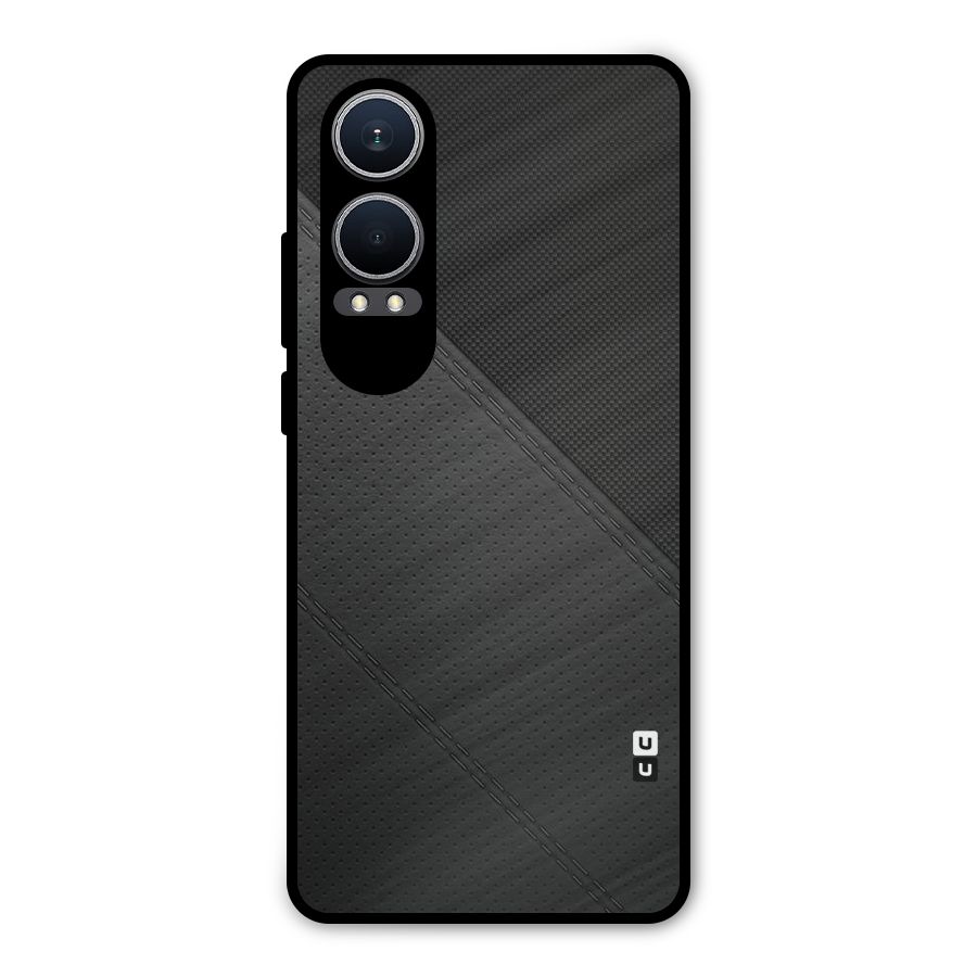 Black Polka Stripe Metal Back Case for OnePlus Nord CE4 Lite