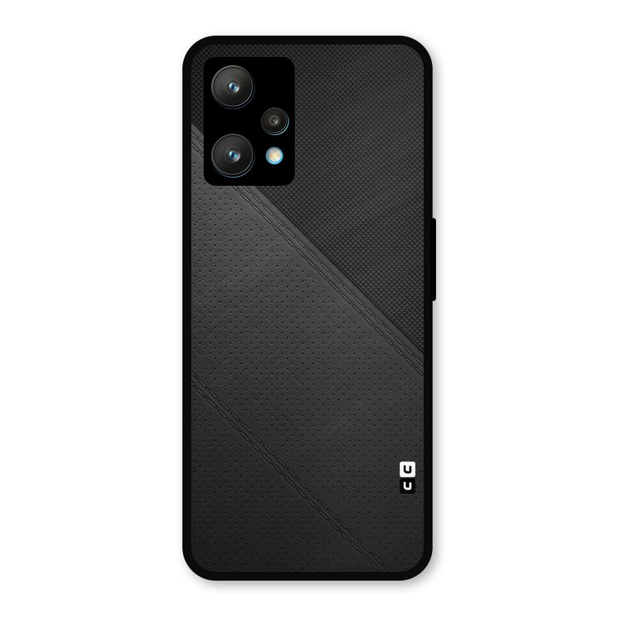 Black Polka Stripe Metal Back Case for Realme 9 Pro Plus 5G