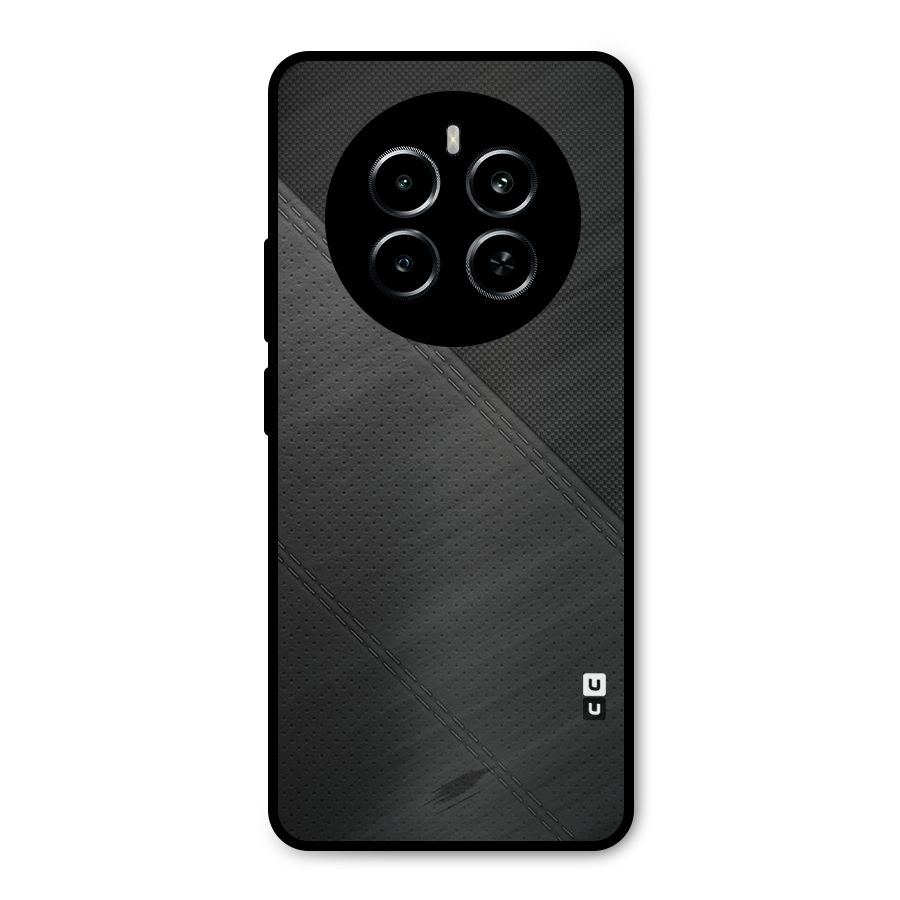 Black Polka Stripe Metal Back Case for Realme P1