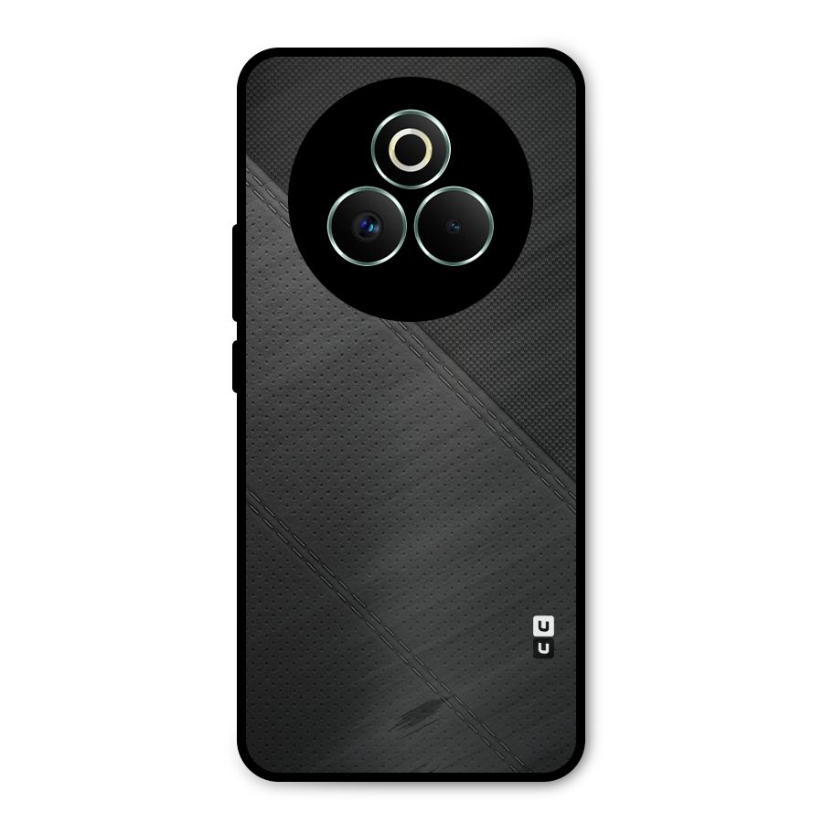 Black Polka Stripe Metal Back Case for Realme P3 Pro