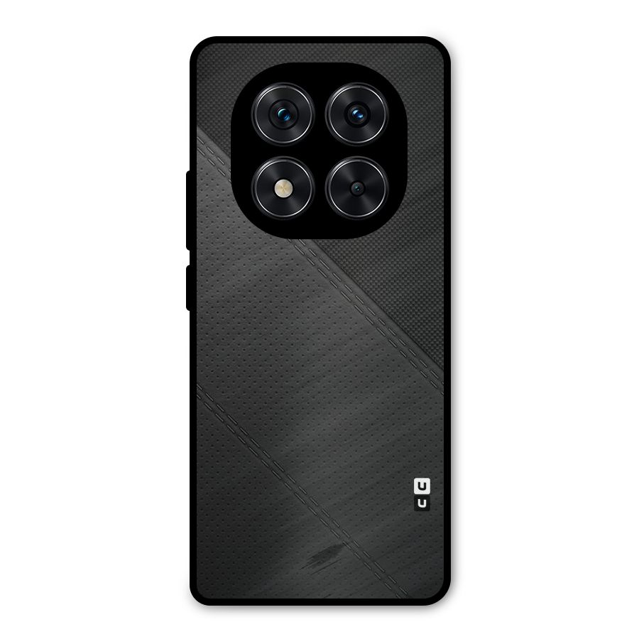 Black Polka Stripe Metal Back Case for Redmi Note 14 Pro 5G