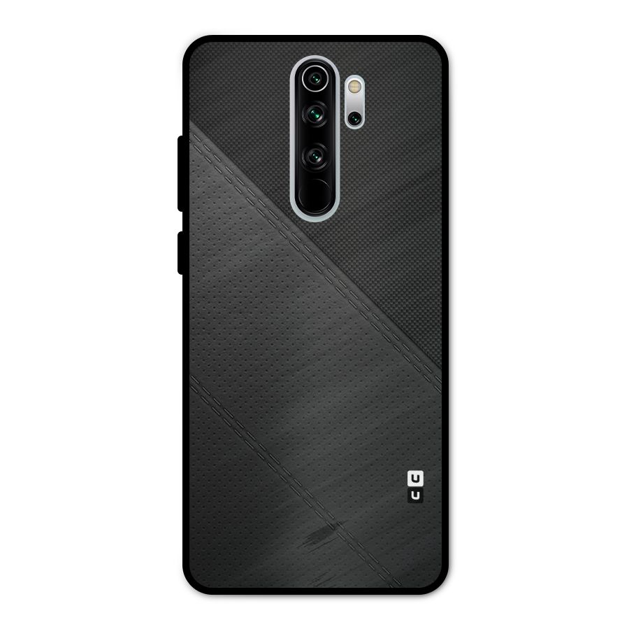 Black Polka Stripe Metal Back Case for Redmi Note 8 Pro