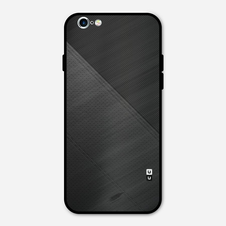 Black Polka Stripe Metal Back Case for iPhone 6 6s