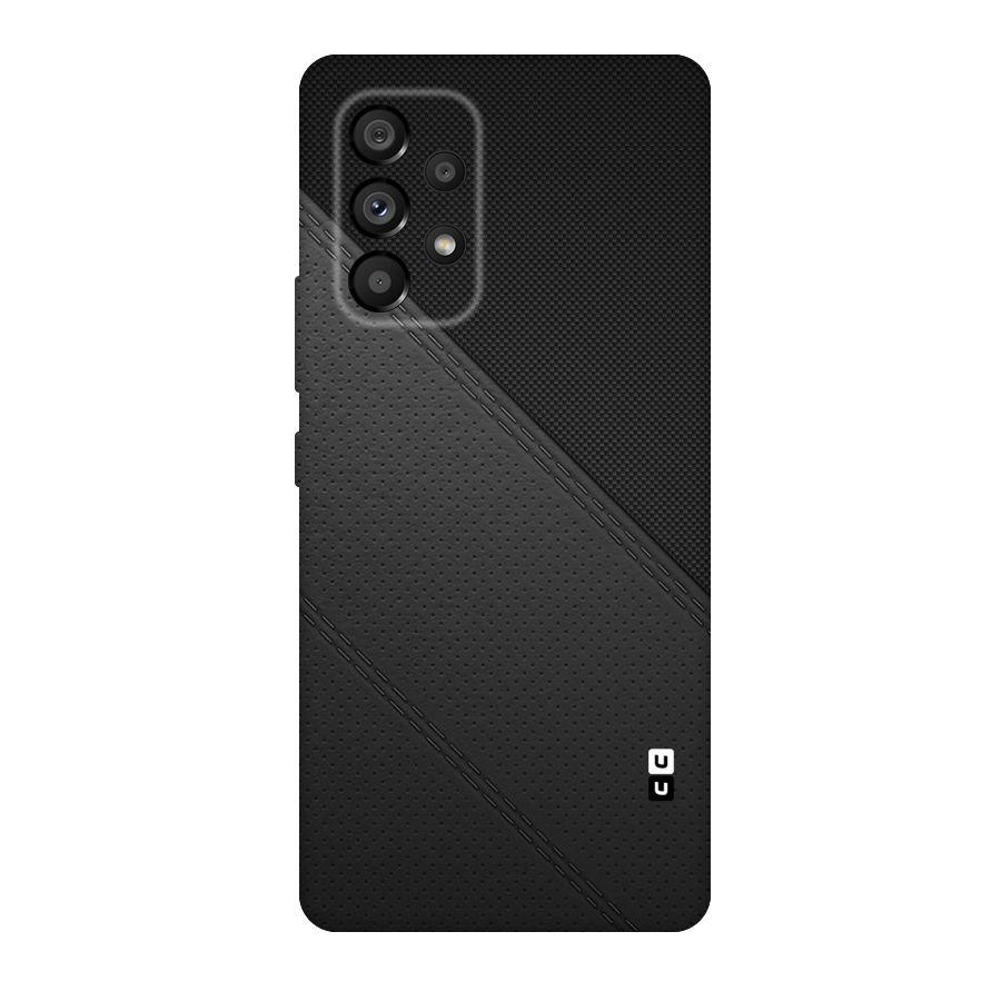Black Polka Stripe Original Polycarbonate Back Case for Galaxy A53 5G